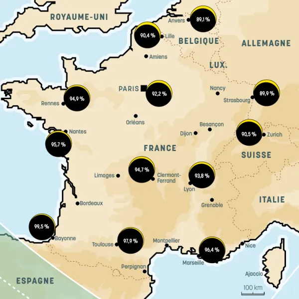 L'éclipse en France
