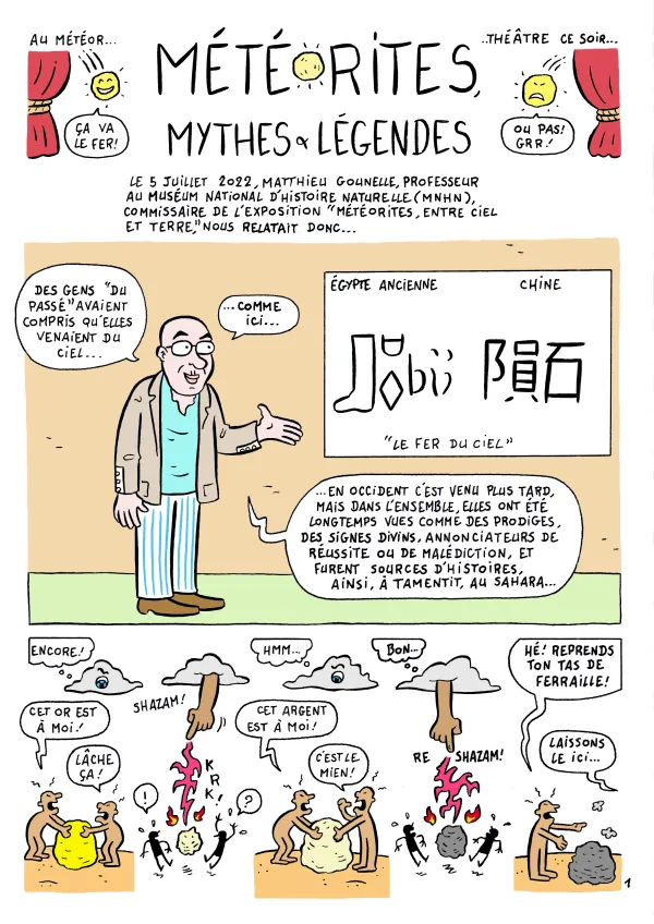 Météorites : mythes et légendes