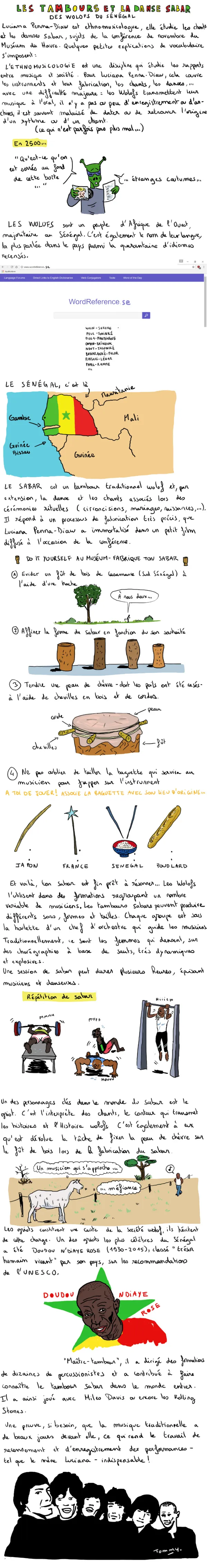 Les tambours et la danse sabar