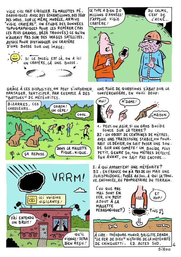 Traquer la matière extraterrestre