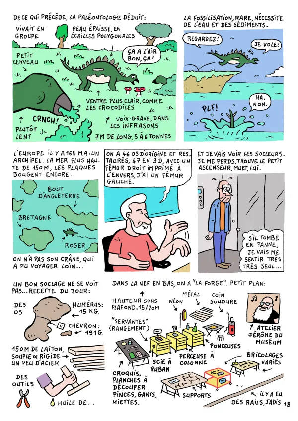 Le chantier du musée en BD : épisode 7 " Le soclage "