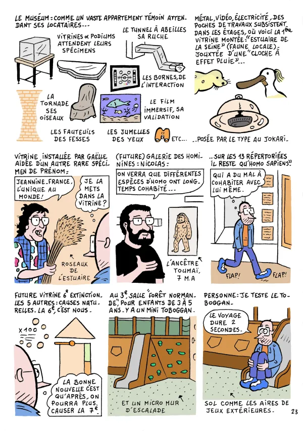 Le chantier du musée en BD : épisode 8 " Le montage "