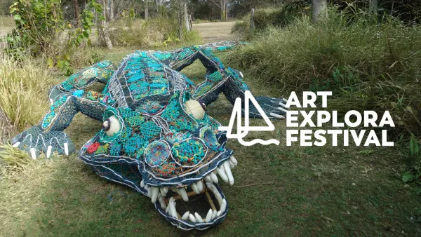 Crocodile, 2011, oeuvre collective, Ghost Nets Australia