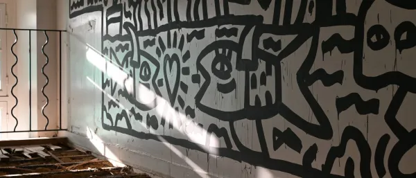 Fresque réalisée par Mascarade lors de la fête de fermeture du Muséum