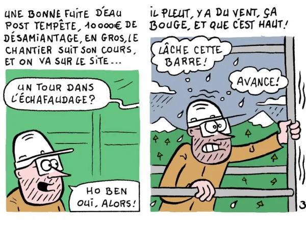 Le chantier du musée en BD : épisode 2 "la réunion de chantier"