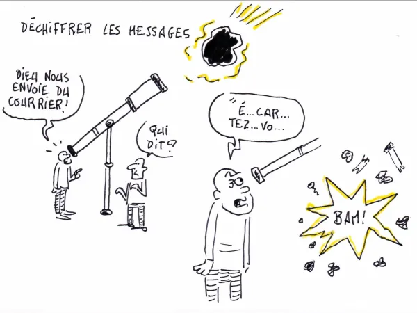 Conférence dessinée Météorites