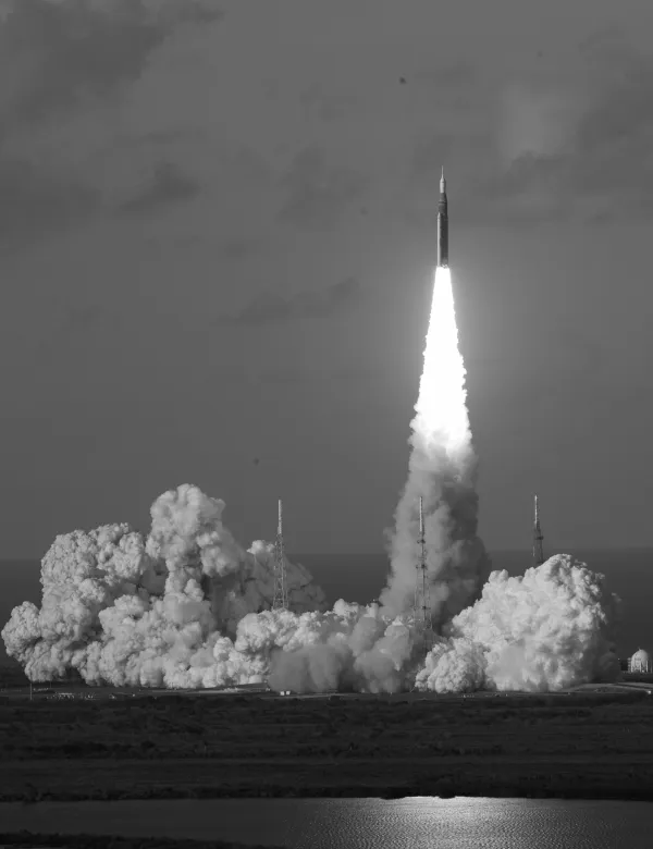 Décollage Artemis II depuis le centre spatial Kennedy de la NASA en Floride